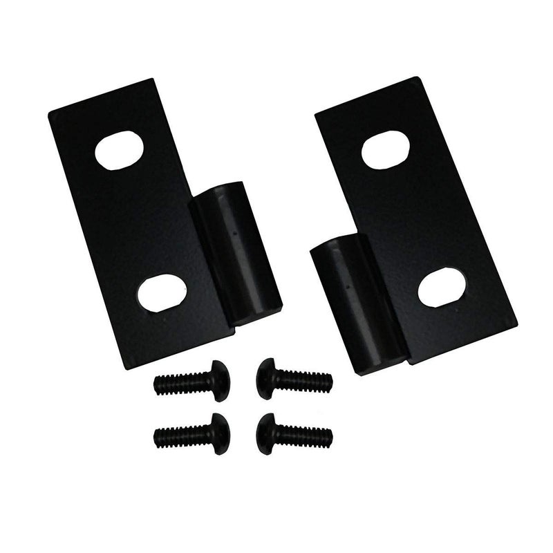 Rugged Ridge Door Hinge Brackets for Jeep CJ/Wrangler YJ/TJ | Steel, Black | 11202.03 | Fits 1976-1986 Jeep CJ; 1987-2006 Jeep Wrangler YJ/TJ